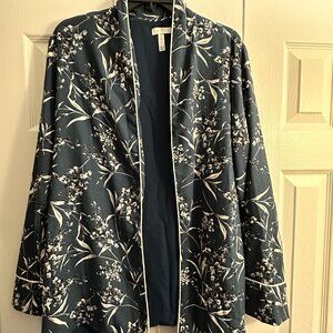 Leith Navy Floral Two-Piece (L)